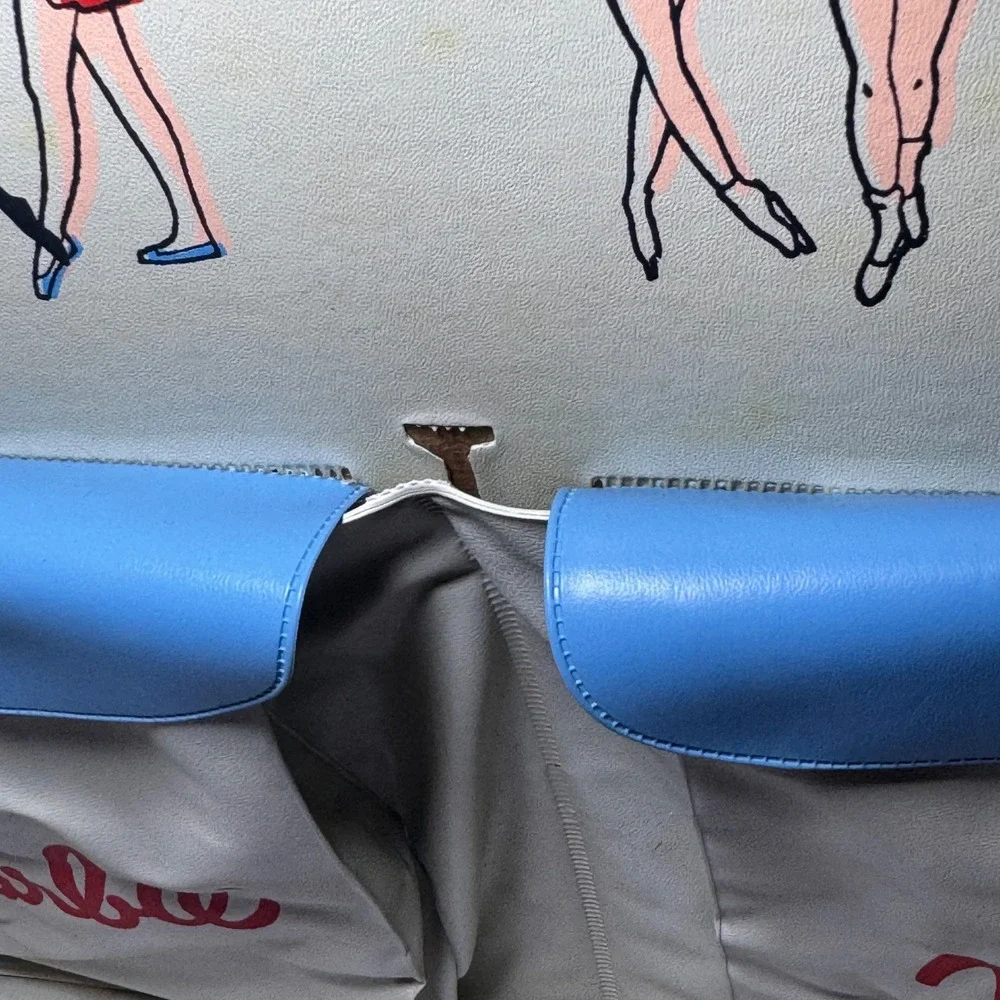 Vintage 1963 Mattel Barbie and Midge Pink Vinyl Double Doll Case Trunk 5092-0500